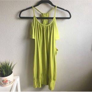 Lululemon No limits tank bright green/yellow